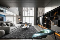 Modern decor style project in Moscow, Russia: 1800 sqm space thumbnail 9
