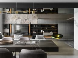 Modern decor style project in Moscow, Russia: 1800 sqm space thumbnail 13