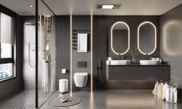Modern decor style project in Moscow, Russia: 1800 sqm space thumbnail 17