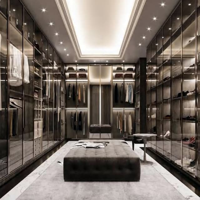 Modern wardrobe walkin closet